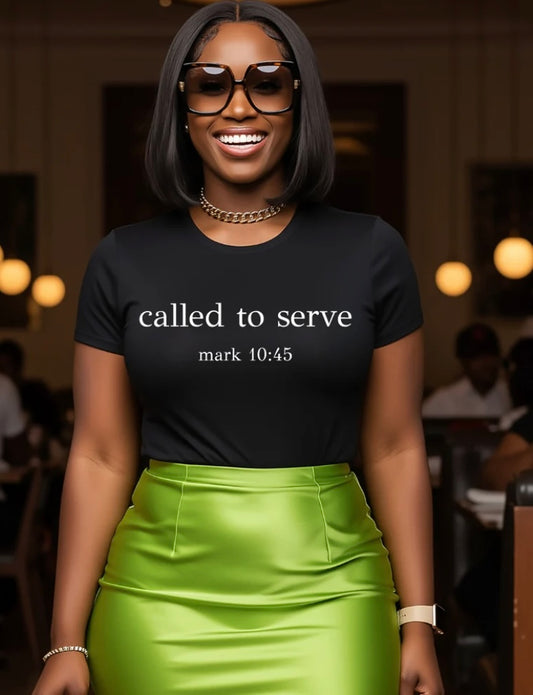 Called to Serve- Mark 10:45 T-shirt